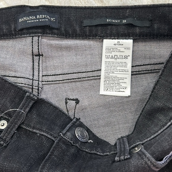 Banana Republic Women’s Mid Rise Fitted Through Leg Ankle Length Jeans, Size 29 - Picture 5 of 9